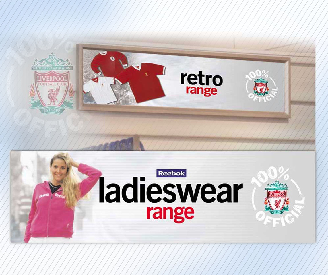 Liverpool FC LFC store graphics Michael Owen range